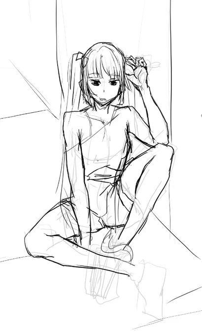 次の絵のラフのラフのラフ 