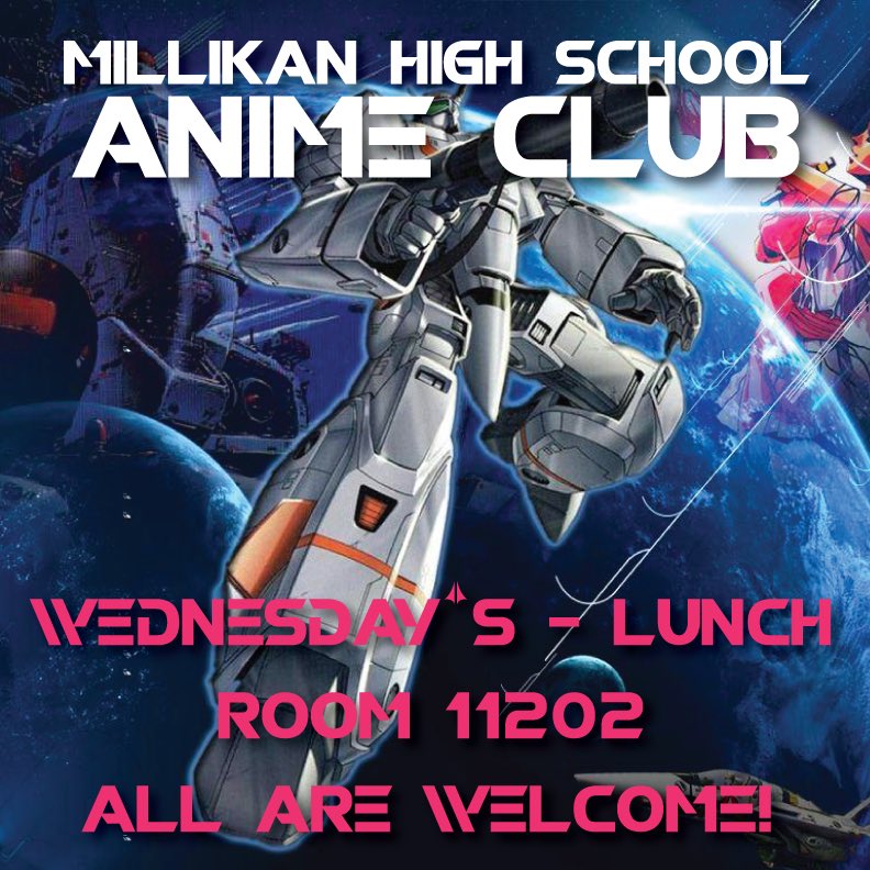 New club who dis? We’ll meet on my classroom at lunch on Wednesday’s (or another day if that doesn’t work). Feel free to visit me at club rush in the quad on Wednesday. We’ll start meeting the 29th. Hope to see you there!! <a href="/ramhiasb/">ASB</a> #clubrush #getinvolved #anime