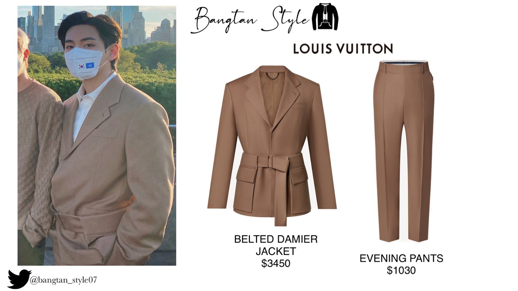 Bangtan Style⁷ on Twitter  Hope fashion, Bts clothing, Louis vuitton