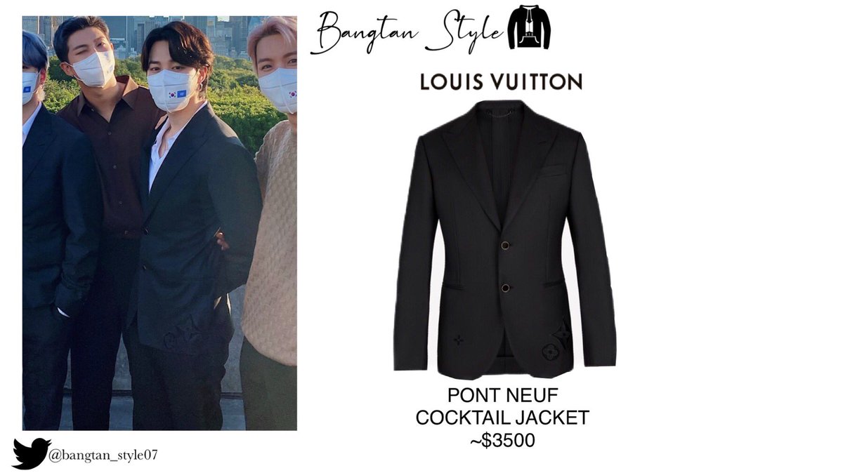 Bangtan Style⁷ (slow) on X: Twitter Post 211122 Jungkook wears LOUIS  VUITTON Tie-dye Technical Blouson ($2880). #JUNGKOOK #BTS @BTS_twt   / X