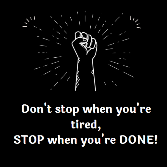 JennD's tweet image. Take a break, but do not stop!