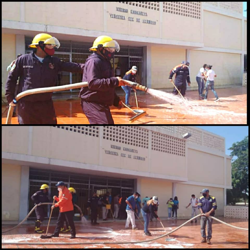 Falcon_Educa's tweet photo. Marelys Castro: en Falcón @ConVictorClark inició el plan de desinfección escolar y la formación para constituir los Comités de Bioseguridad Escolar gracias al Pte @NicolasMaduro y el apoyo de la Ministra del @MPPEDUCACION Yelitze @_LaAvanzadora #20Sept
#SemanaRadicalConsciente https://t.co/dcCYJ6krrM