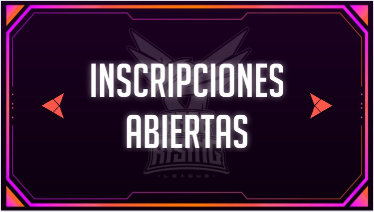 ⚡️INSCRIPCIONES PARA LOS CLASIFICATORIOS ABIERTAS⚡️

Reúne a tu equipo para poder ser uno de los 6 equipos clasificados.

Habrán diversos premios 🎁

Requisitos:
•Seguir a : 
<a href="/FREERISINGL/">FREE RISING LEAGUE⚡️</a> 
<a href="/isifranciscaa/">!ZZY🌷</a> 
•Dar 🔁 y ❤️

mandar pruebas al MD para pasarles el link del discord.