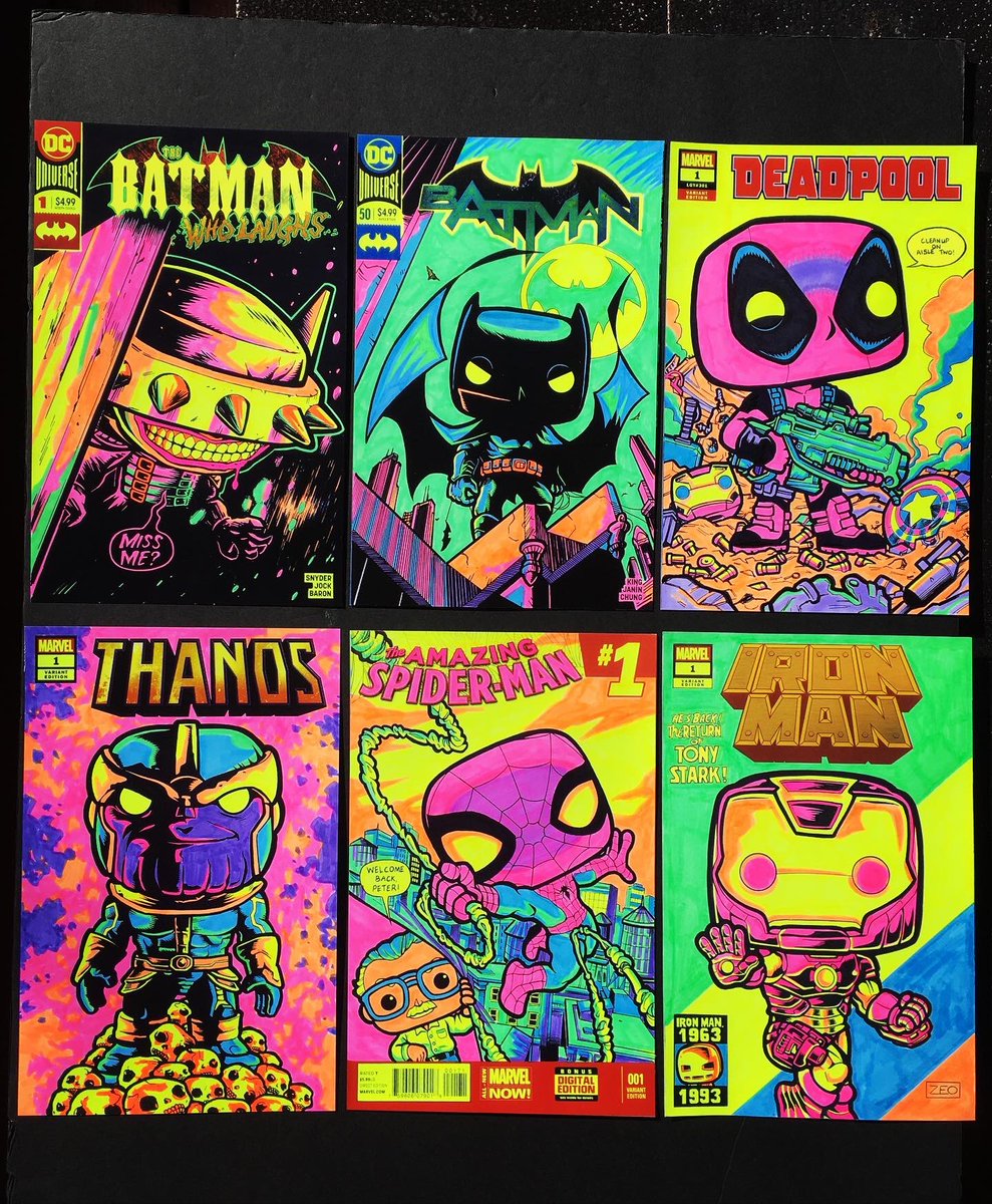 zeolee3's tweet photo. New additional Black Light comic covers
π₯π§π¨π©π¦πͺ
#funko #funkopopblacklight #blacklight #blacklightart #blacklightcomic #funkoart #blanksketchcover https://t.co/yBzEBVKCIb