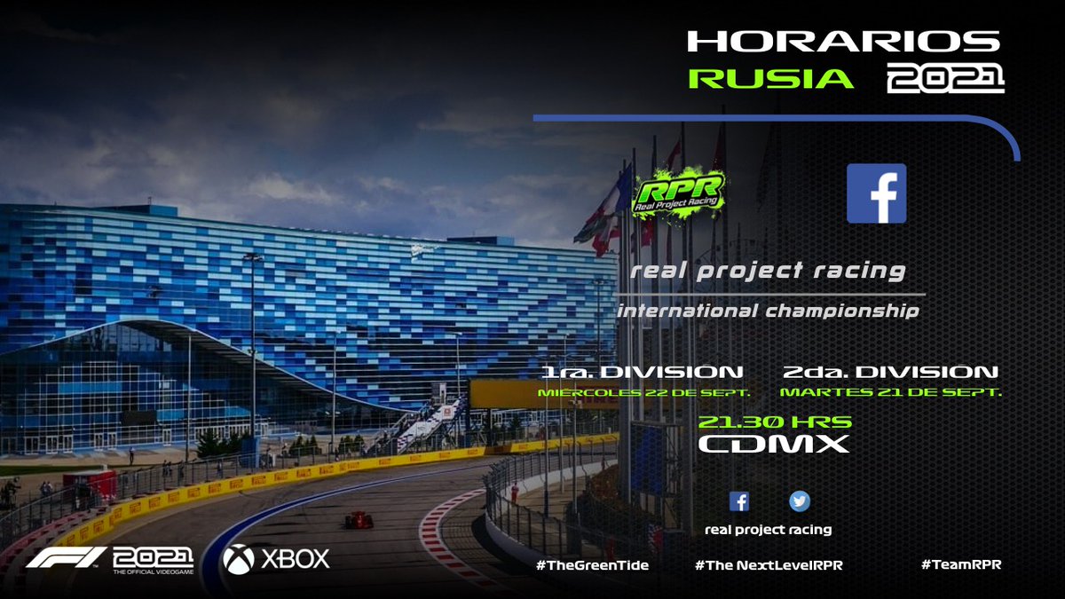 Realprojectrac1's tweet photo. Semana redonda para albergar el Gran Premio de Rusia 🇷🇺 esta semana se corre en Sochi un circuito demándate y nuestros pilotos están listos , no se lo pueden perder 

#TheNextLevelRPR #RealProjectRacing #f12021game #PowerYourDreams #TeamRPR #Xbox20 https://t.co/5vgZdEHDiQ
