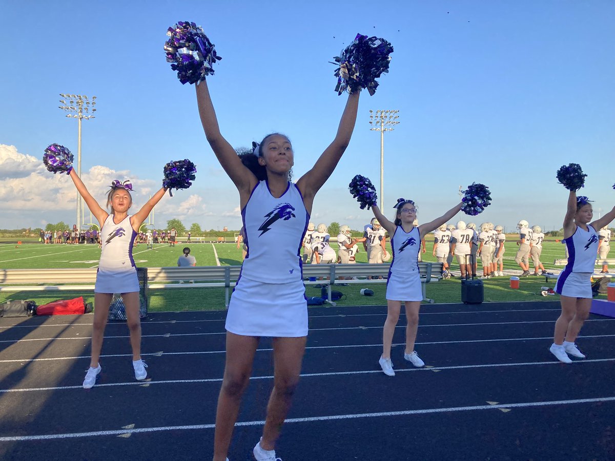 First game of the season was a success!  I’m super proud of all my girls!! Go CHARGERS!!   <a href="/DLJHCheer/">Leaman JH Cheer</a>   <a href="/LeamanJH/">Leaman Junior High</a>   <a href="/MichaelSemmler/">Michael Semmler</a>