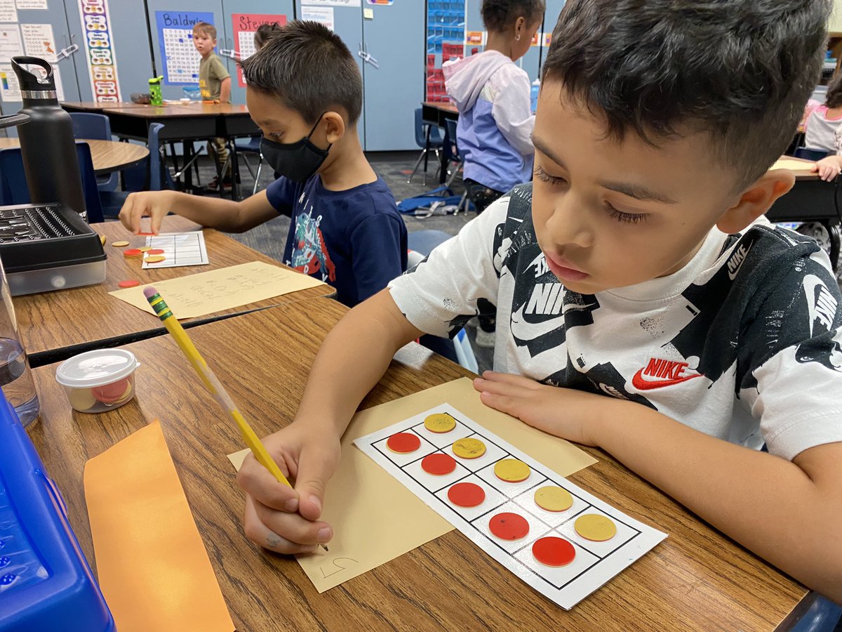 Learning “Friends of Ten” (2 addends whose sum is 10)  helps us be faster, more efficient and more accurate mathematicians! 🤓 <a href="/TheissKISD/">Theiss Elementary</a> <a href="/RMRStevens/">Rachel Stevens</a> <a href="/KleinISDMath/">Klein ISD Math</a> #MathStrategiesForSuccess