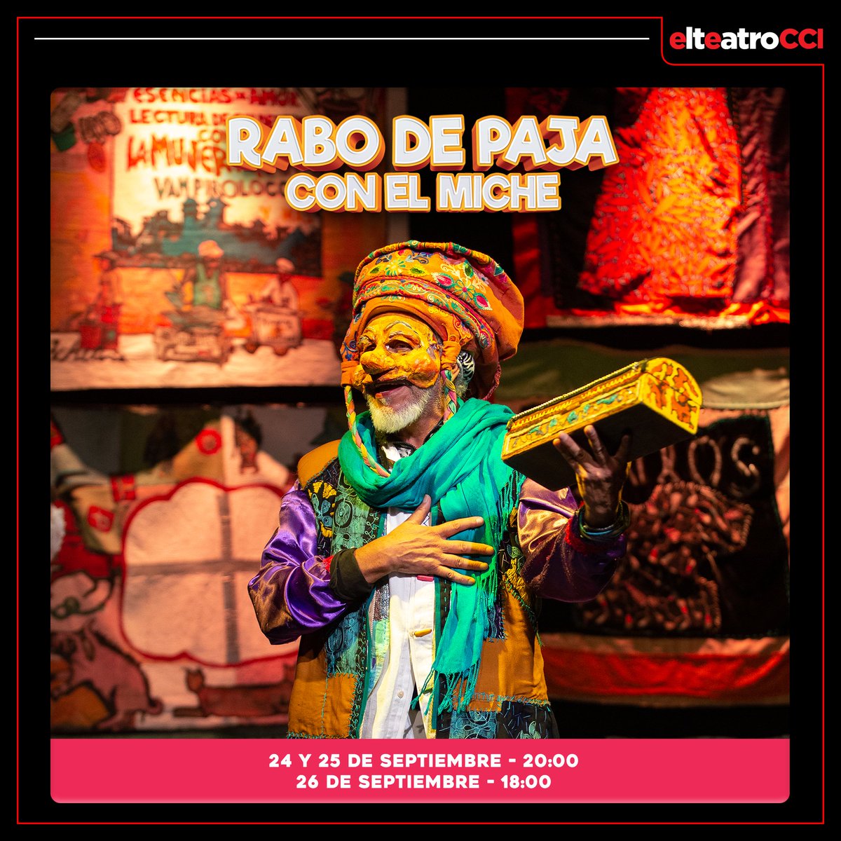 ¡3 últimas funciones de <a href="/elmiche_ecuador/">Carlos Michelena</a>! Adquiere ya tus entradas ➡️bit.ly/3zuRUVO . #ElTeatroEC