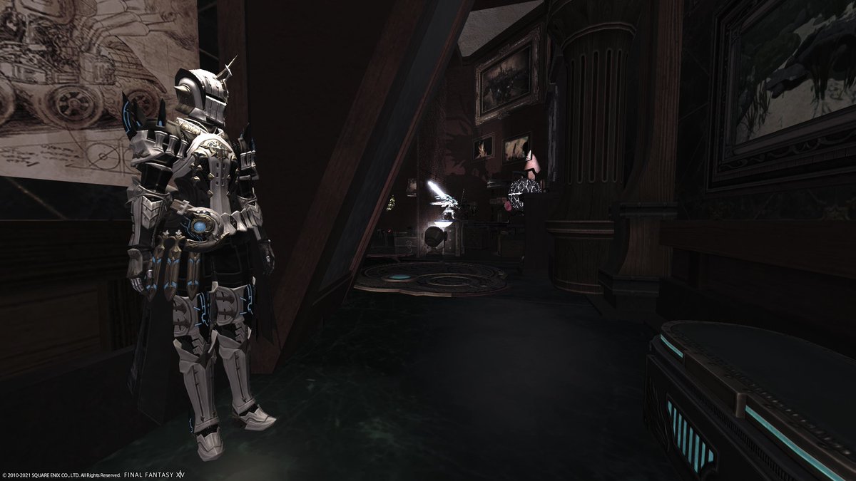 MechZ71's tweet image. Finally my home looks good! Furnished and nice! Big thank you to Eli for helping me with this so-so much! She's pretty cool! Come check it out if you'd like on Ultros, Mist, 5th ward, plot 49! Tell me what ya think of it!