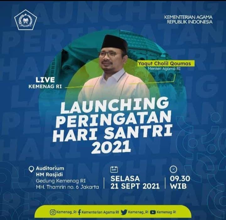 Untuk tema Hari Santri 2021 dari Kementerian Agama RI adalah #SantriSiagaJiwaRaga, supaya santri menunjukkan komitmennya untuk membantu dalam penanganan di masa pandemi.
.