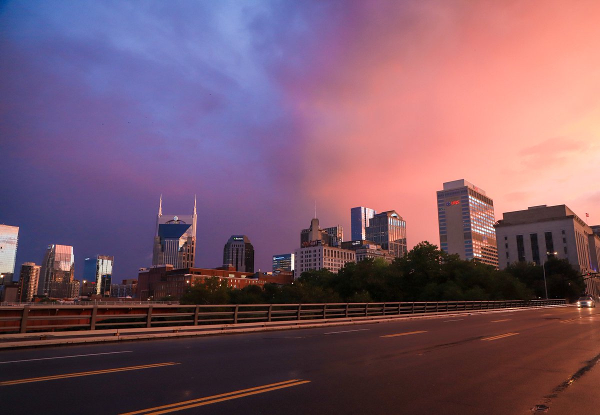 Nashville sunset 🌅 #NashvilleTN #nashville #MusicCity #nashvilleskyline