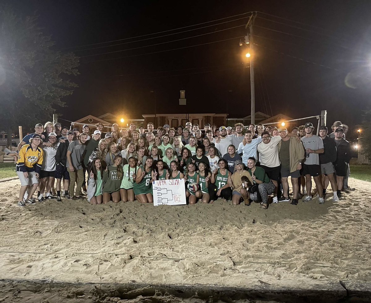 Congratulations to @kd_deltaupsilon for winning our South Seas volleyball tournament!