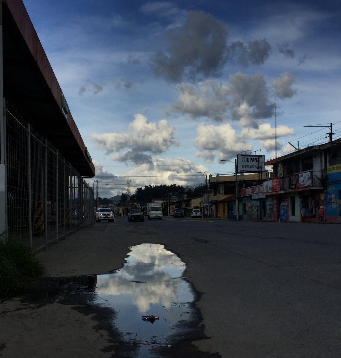 Una nube cayó al suelo.