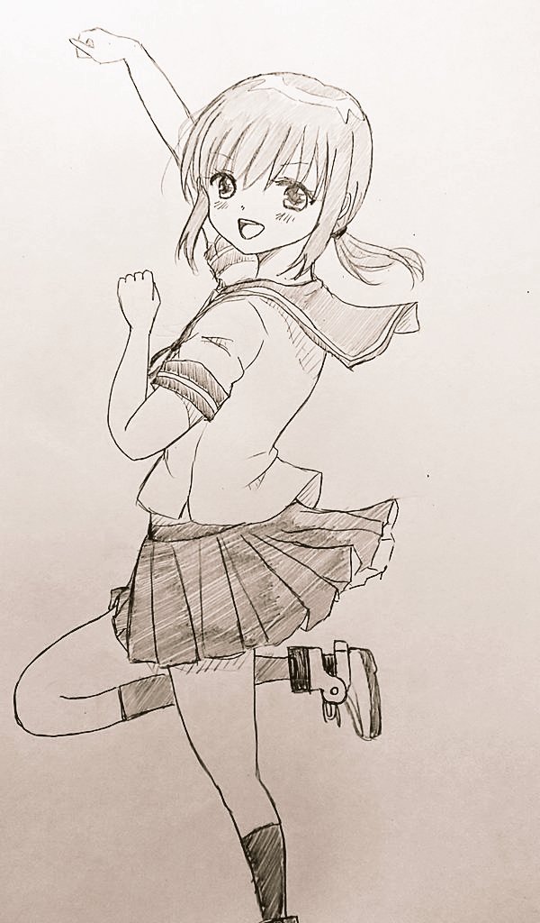 #イラストを4枚貼ると秋風に乗って絵柄を好いてくれる人の元へ届くらしい
艦娘さんと日常落書きの日々('- `*)デス 