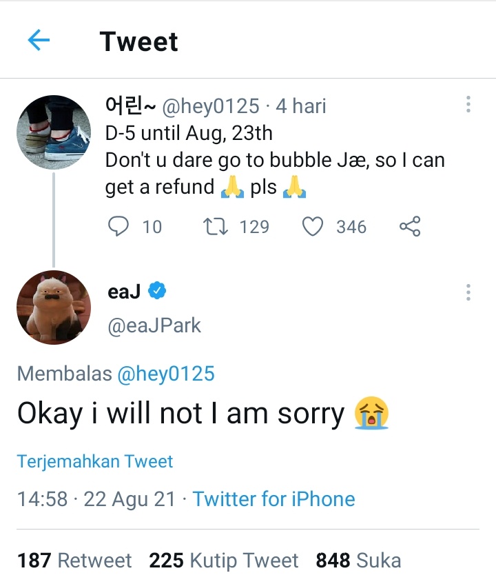 -hi bagi kerandoman antara f4ns &amp; idol kalian kyk gini dong 😭
Lucu bangeeet 😭