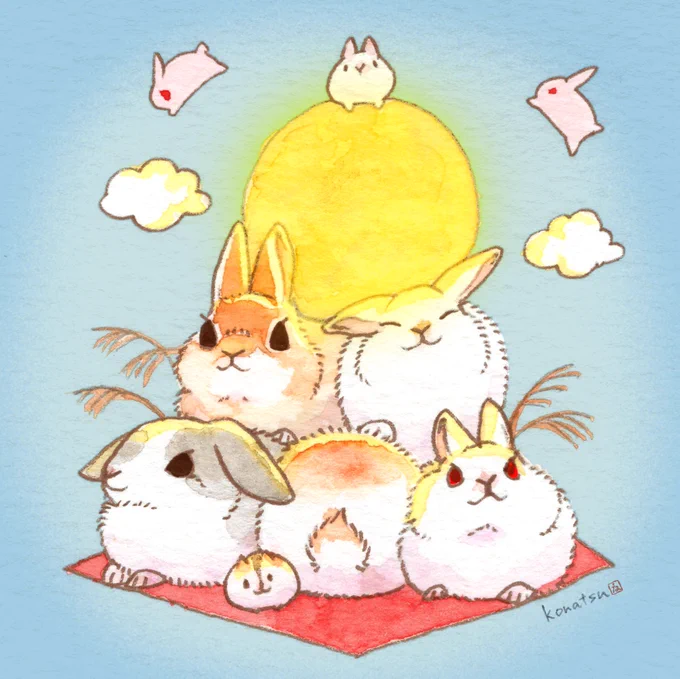 お月見うさだんご 