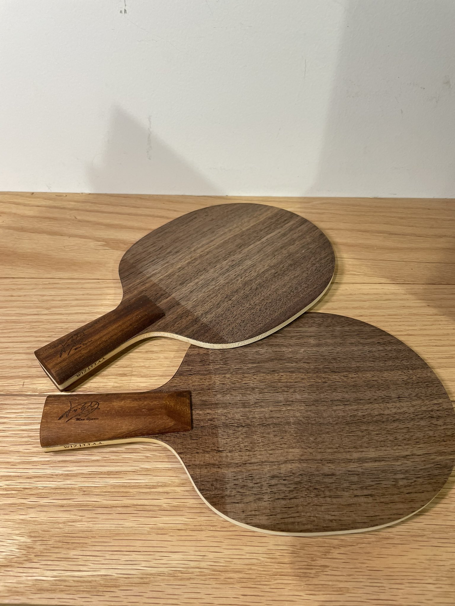 卓球 ラケット ps小川真央 特注 中国式 中ペン 