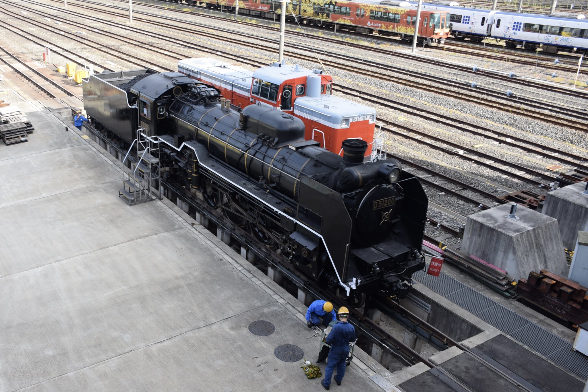 Nishiyan_14 в X: „D51 200の様子を見に京都鉄道博物館へ 整備