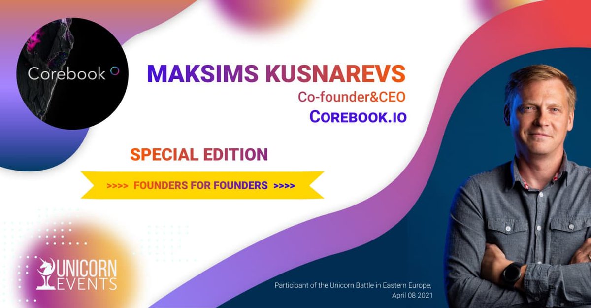 We are launching a new line of content - Founders for Founders, short video tips for those who are on the way to building a successful #startup. 

Our first video features Maksims Kusnarevs, Co-founder&amp;CEO of <a href="/corebook/">Corebook°</a>. 

Check the advice by the link 
📍bit.ly/3hTs4np