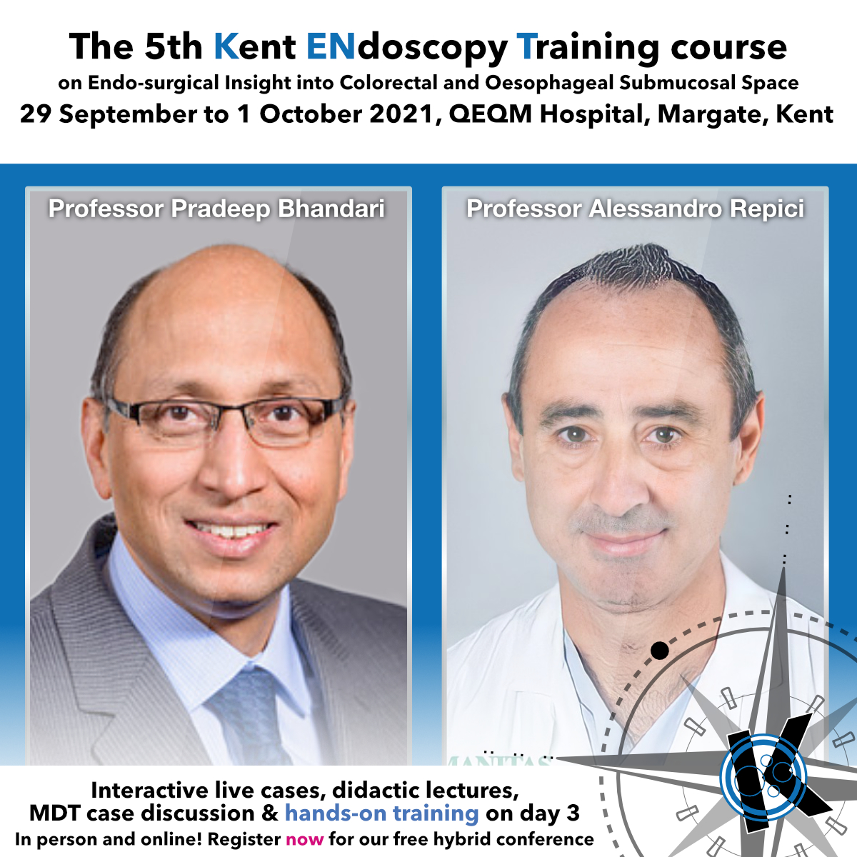 kentendosurgery's tweet image. FREE REGISTRATION to attend Prof. Bhandari and Prof. Repici performing live colorectal ESD and delivering a live lecture on AI on 29th and 30th September...
sayso.health/events/kent-co…
@BritSocGastro @BSGTrainees @EKHUFT @KMMSmedschool @tsiamoulos