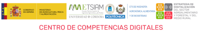 FundacionSEPI's tweet photo. El Centro de Competencias Digitales, iniciativa conjunta @mapagob, @etsiaab y @ETSIAMCordoba, ofrece #cursos de formación digital para el sector agroalimentario y #rural de 24 horas lectivas en formato online e inscripción gratuita.
👉https://t.co/be5JxrBRYH
🗓️Hasta 27 septiembre https://t.co/TyBLnYczZc