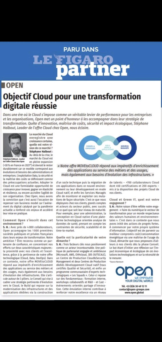 Guy Mamou-Mani (@guy_mm) on Twitter photo .<a href="/Open_ESN/">Open</a> acteur majeur du #cloud et de la #TransfoNum avec ses partenariats stratégiques <a href="/mspartnersfr/">Microsoft Partner France</a> <a href="/AWSFrance/">AWS France 🇫🇷</a> <a href="/OVHcloud/">OVHcloud</a> <a href="/outscale/">OUTSCALE</a> .<a href="/Open_ESN/">Open</a> acteur majeur du #cloud et de la #TransfoNum avec ses partenariats stratégiques <a href="/mspartnersfr/">Microsoft Partner France</a> <a href="/AWSFrance/">AWS France 🇫🇷</a> <a href="/OVHcloud/">OVHcloud</a> <a href="/outscale/">OUTSCALE</a>