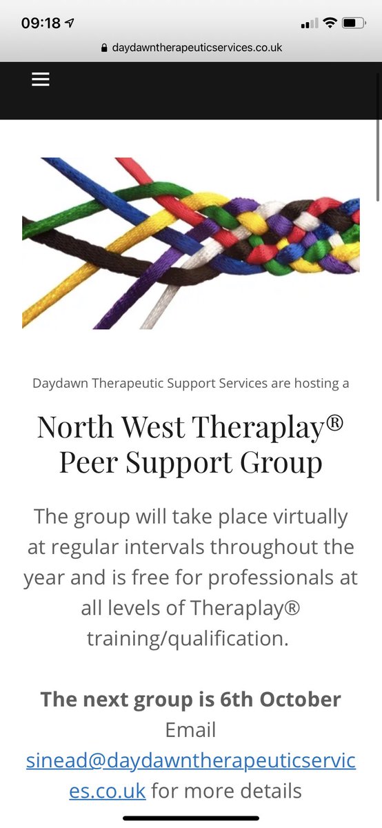 We are excited to host our next North West Theraplay Peer Support Group online. It’s free to attend for any professional who has been trained in Theraplay level one and above.   #theraplay #connection #peersupport <a href="/TheraplayUK/">Theraplay UK</a>