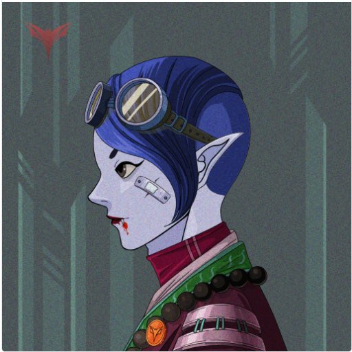 SuperMoonMars's tweet photo. @0xVampireNFT Meet Peg, the cold faced vamp 🧛‍♀️  who in fact has a heart of gold towards the weak and vulnerable. Often misunderstood and sometimes vilified by the public, she's determined to follow the path of the light! 

@yangsenhui @haidila0 @cryptoMoonerJ 

#NFTGiveaway #0xVampire https://t.co/CSaaIi8mfa