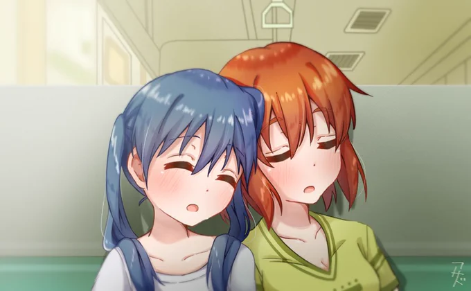 2期10話「海べのやくそく」より#kinmosa#自分の絵柄で描いてみた 