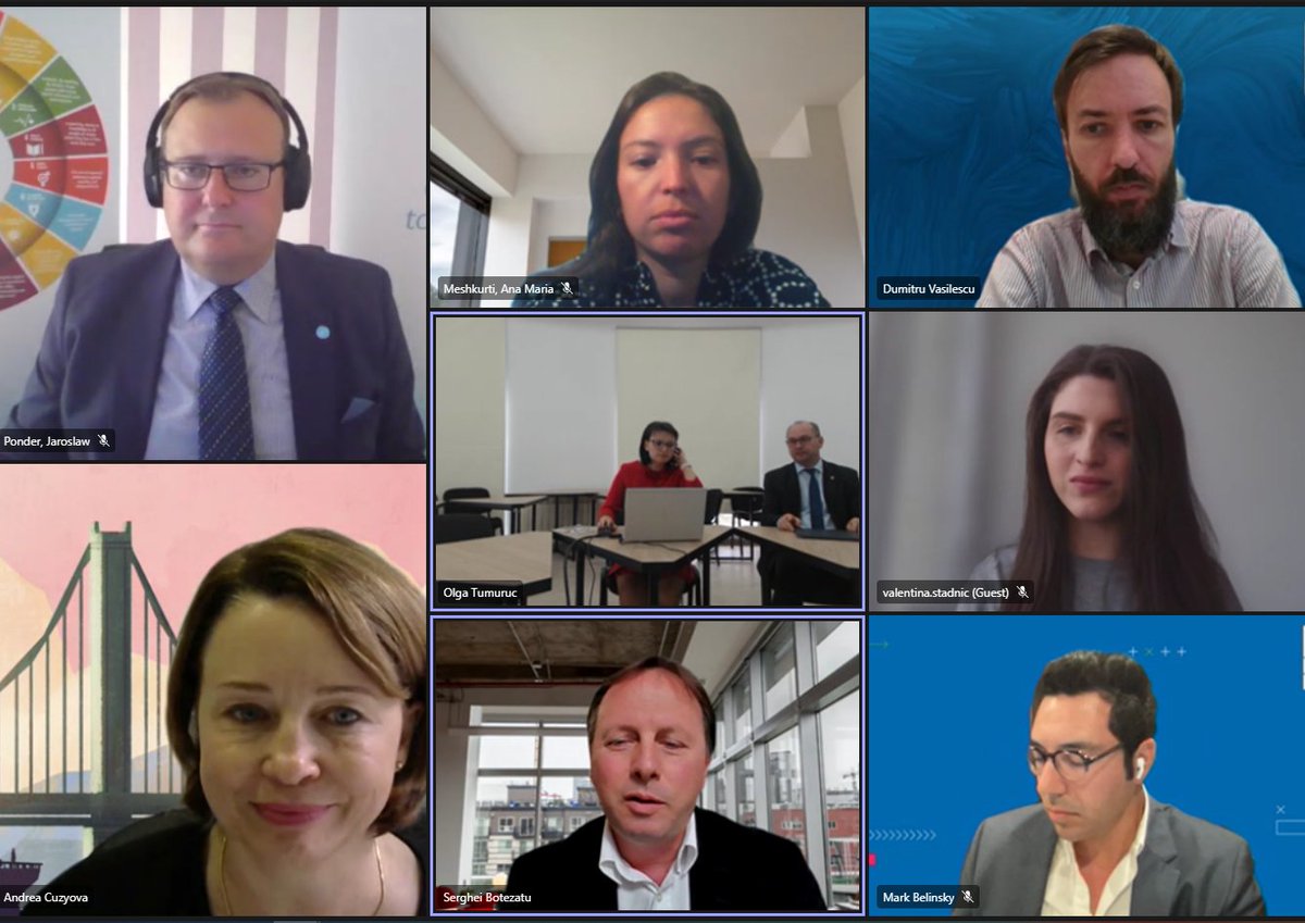 UNDPMoldova's tweet photo. We had the pleasure to present with @ITUEurope the Compact Assessment on #DigitalTransformation of #Moldova & discuss with Deputy Prime Minister on Digitalization Iurie Turcanu & @eGovCenterMD the further support for crafting next #DigitalMoldova strategy https://t.co/TmsVOXyKqT https://t.co/zmMNaHlGtv