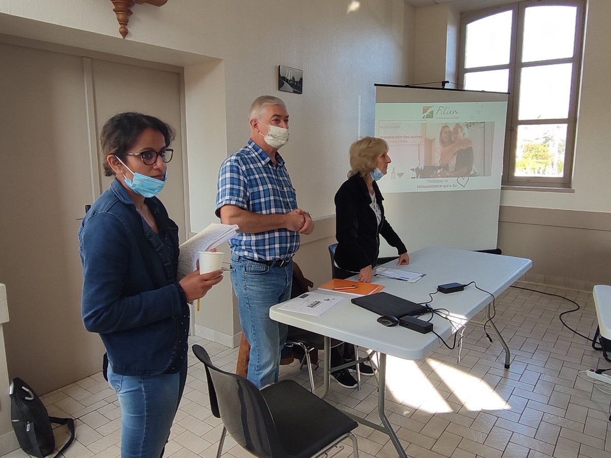 SteinbockVictor's tweet photo. Présentation de Filien à l'ADMR 77 https://t.co/MdzCjckdew