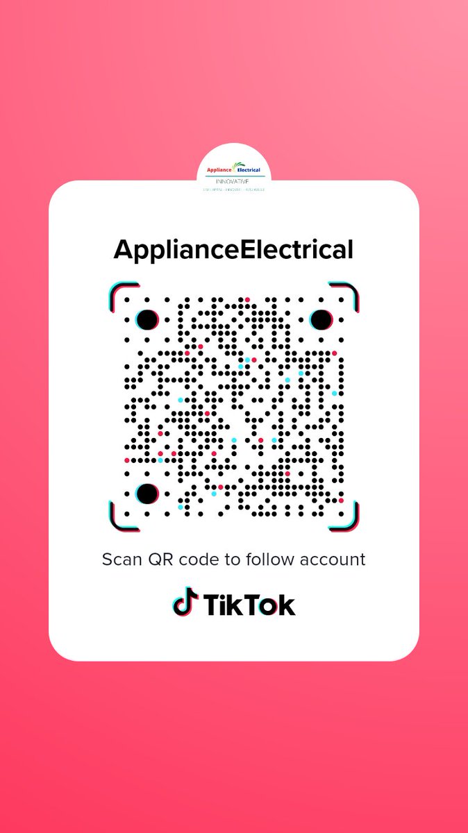 To Follow Appliance Electrical on TikTok:
 tiktok.com/@applianceelec…
Tiktok Handle : @ApplianceElectrical 

#ApplianceElectrical #applianceelectrical