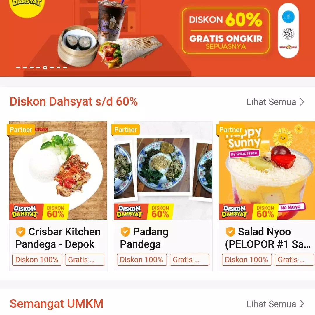 CrisbarKitchen's tweet photo. Selalu di banner utama, terdepan dan best seller @shopeefood_id ❤️👍👍

#crisbarkitchen 
#kulineranjogja #makan #kulinerindonesia  #mahasiswakulineran #foodstagram #jogjafood #shopeefood #jogjaculinary #food #foodphotography #shopeefood #upnveteranyogyakarta #uny #ugmyogyakarta https://t.co/faLGDSHftv