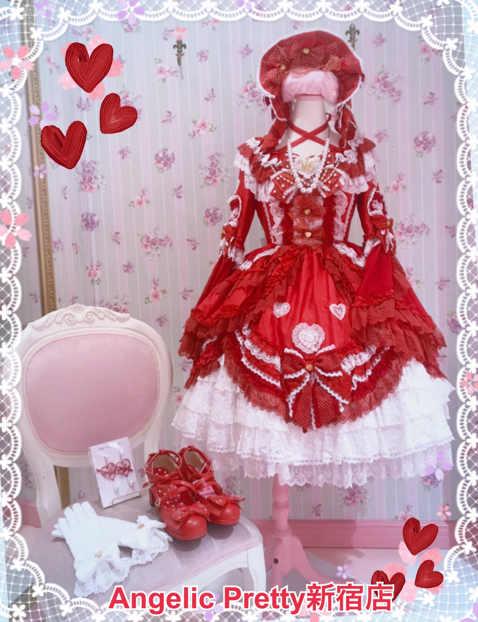 Angelic Pretty☆ボンネット風カチューシャ