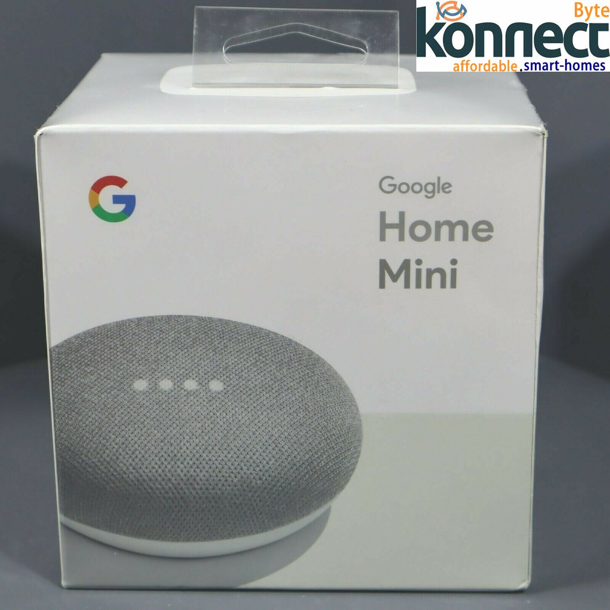 konnectbyte's tweet image. The Mighty Google Home Mini. Introducing you to the Smart Home Universe. @konnectbyte