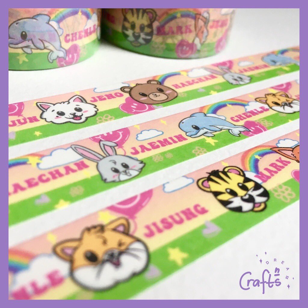 craftsNdream's tweet photo. 🚨NEW DESIGNS ALERT 🚨

💗CRAFTSNDREAM HELLO FUTURE SERIES washi tapes are now available on our shopee store!!! 💗

Drop now on our shopee account
🛒Link: https://t.co/7bDr3Vy47y

#NCT #HelloFuture #NCTDREAM #7DREAM #tapes https://t.co/FIISsX3vj5