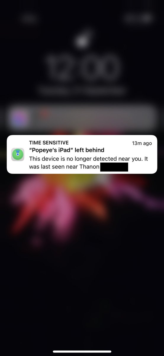 Kuuga_Freedom's tweet image. ได้ลองคุณสมบัติใหม่ของ #iOS15th ละ ทิ้งไอแพดไว้ทิ่มงาน พอออกมากินข้าวข้างนอกชีถามเลยว่าลืมอ๊ะป่าว