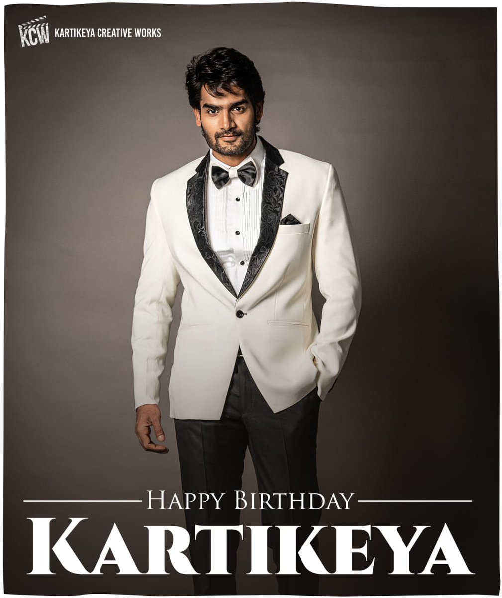 Wishing A very Happy birthday to our hero @ActorKartikeya A very Happy Birthday. #HBDKartikeya