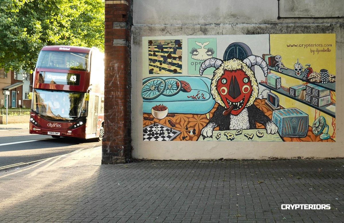 🚨First Crypteriors Mural Alert🚨

Can you guess which country this Crypteriors: Locals mural is located in?

We're bringing NFTs to life IRL!!!