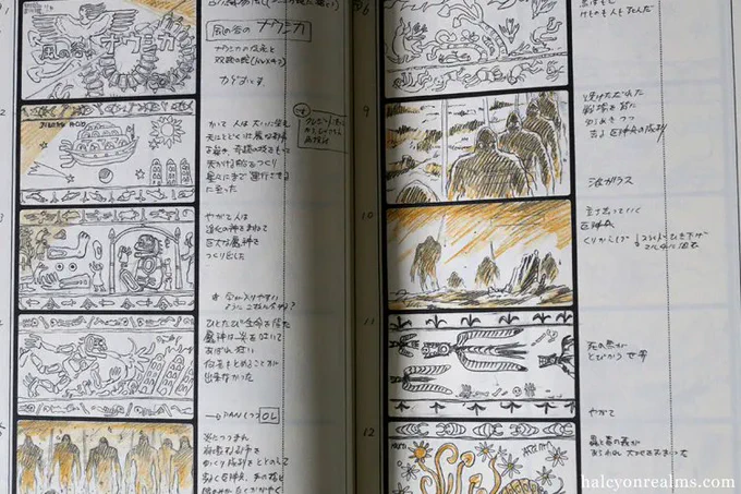 Hayao Miyazaki's Nausicaa storyboard book (2001) 風の谷のナウシカ 絵コンテ集 - https://t.co/KE7dGzq3VU
#artbook #illustration #anime #animation #storyboard #Ghibli #blauereview 
