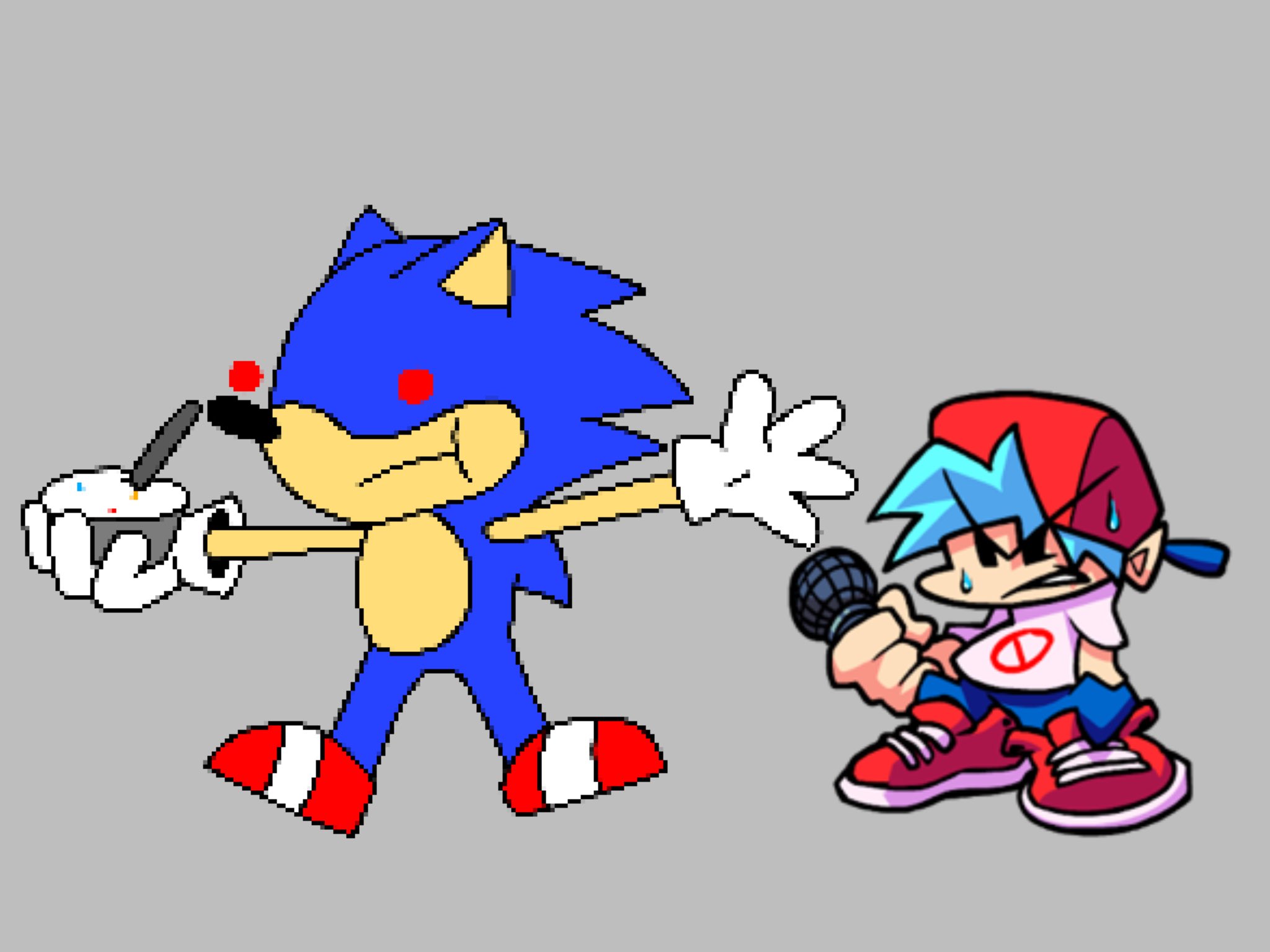 Some Vs Sonic.exe redrawn sprites.