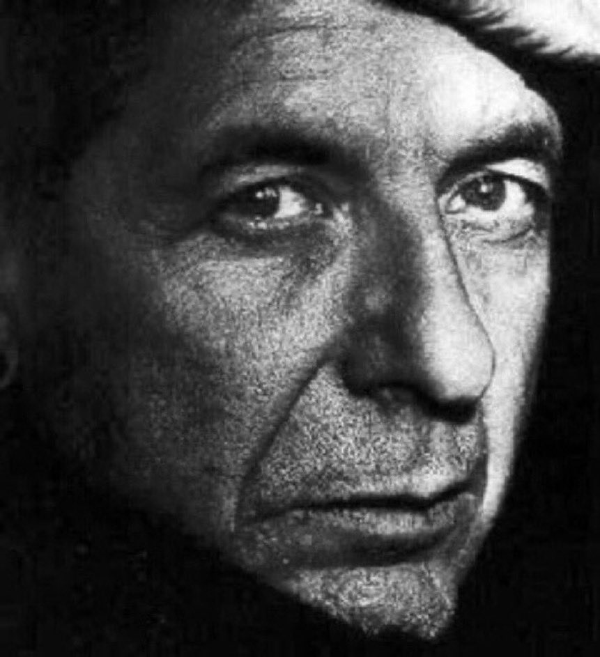 💙 LEONARD COHEN 
 Born on this day, in 1934

"The last refuge of the insomniac is a sense of superiority to the sleeping world.”
