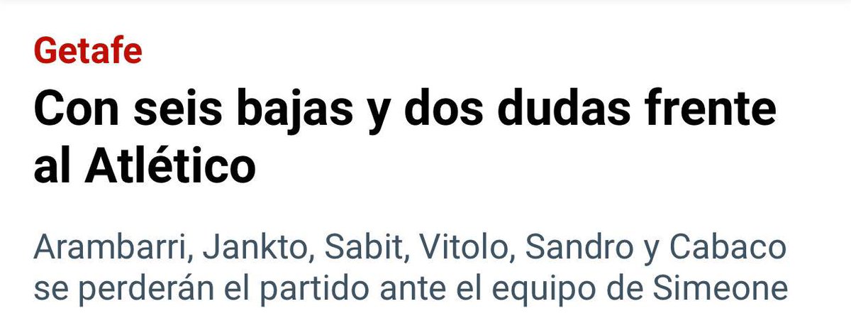 ASegurafree's tweet photo. Un Getafe colista y repleto de bajas!! https://t.co/ZqKtHt1ow1