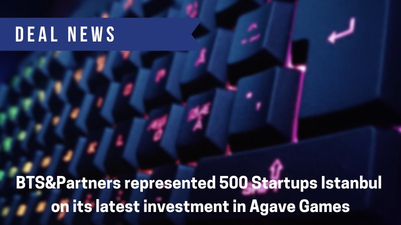 Happy to advise <a href="/500StartupsTR/">500 Startups TR</a> on their latest investment in Agave Games.Congrats to all parties on this successful round! <a href="/EnisHulli/">Enis Hulli🎙</a> <a href="/okanaricanTR/">Okan Arıcan</a>