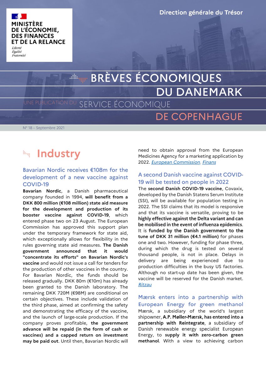 French Treasury in Denmark tweet media