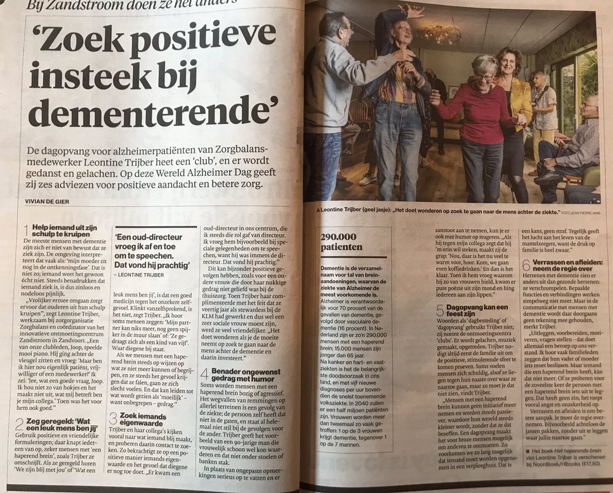 Wereld #Alzheimer dag, thema “de vele gezichten van dementie” begint met lezenswaardig artikel in <a href="/ED_Regio/">Eindhovens Dagblad</a> . Straks de vlag hijsen bij het gemeentehuis.
