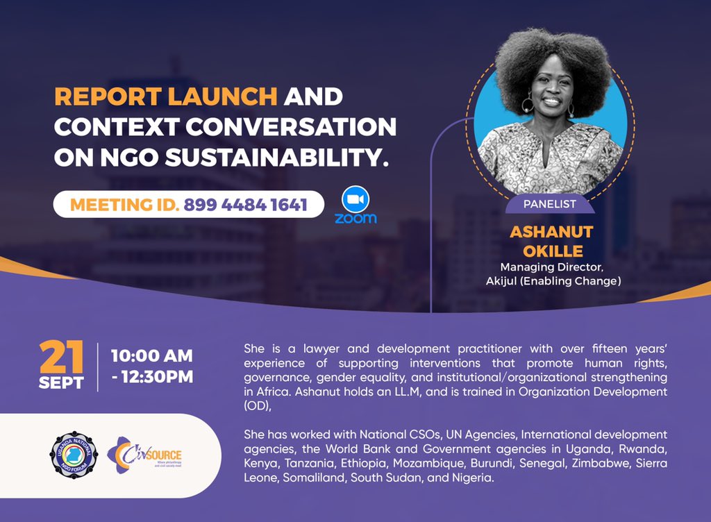 Jude_Mugabi's tweet image. @Ash_Okille will share key findings from the NGO Sustainability research as well as recommendations for growing and strengthening sustainability within the sector.
#CSOSustainability
#ShiftThePower 

🔗: us02web.zoom.us/webinar/regist…