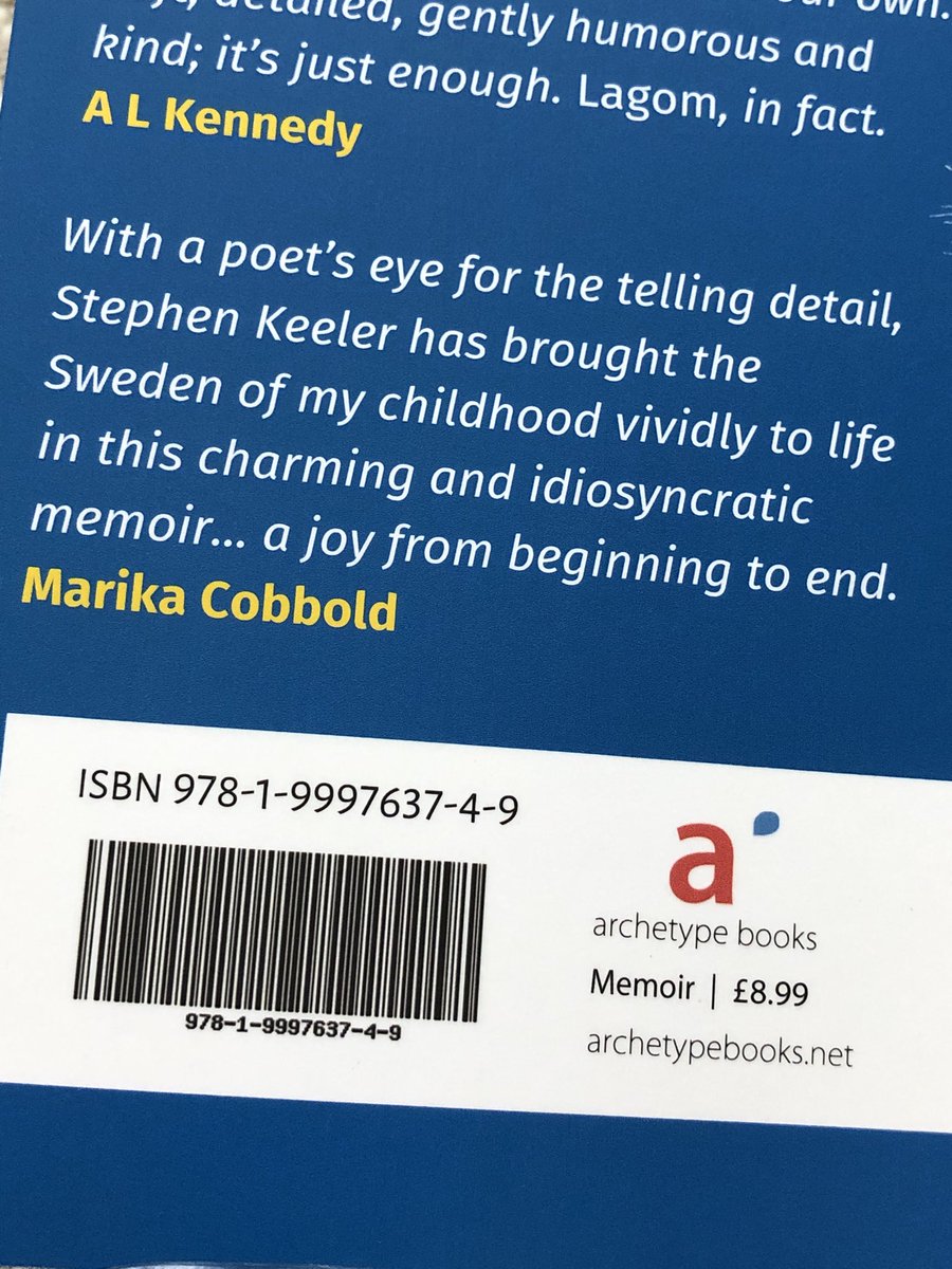 stephenkeeler's tweet image. ‘A memoir in fragments of a foreign language.’
Order direct from archetypebooks.net or at any good bookshop.