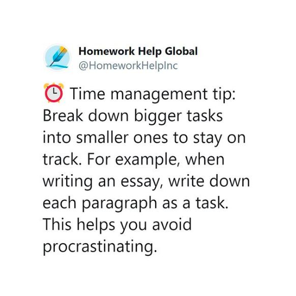 Top_scholars101's tweet photo. Do you struggle to manage your time? ⏰ Next time, try dividing your tasks and complete them one at a time. This will help you in the long run and keep you focused.#essayhelp #homeworkhelpservice #universityofillinois #JHU #uscsd #universityofpittsburgh #purdueuniversity #cornell https://t.co/SpHu2wh8yD