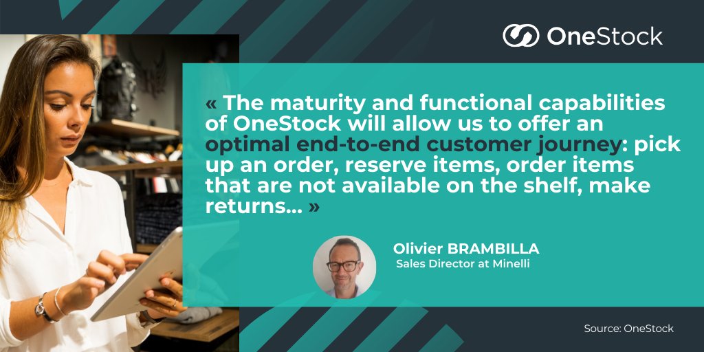 "The maturity and functional capabilities of OneStock will allow us to offer an optimal end-to-end customer journey" Olivier BRAMBILLA, Sales Director at <a href="/MinelliOfficiel/">Minelli</a>

Find out more: hubs.li/H0V9vZm0

#retail #ordermanagement #omnichannelretail #returnsmanagement